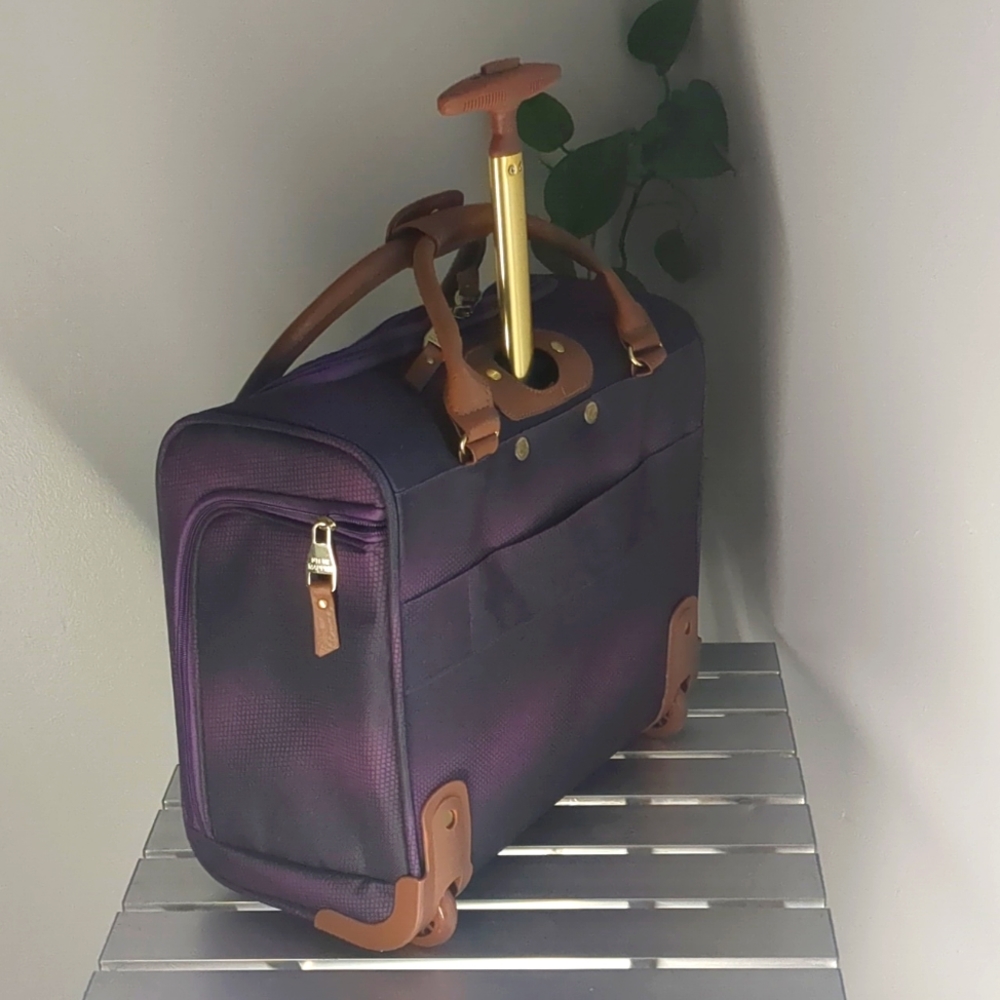 15 Inch Under Seat Bag for Women (Shadow Purple) - Picture 3 of 12